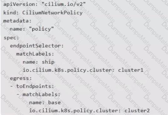 Cilium-Associate Question 4